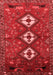 Persian Red Traditional Area Rugs