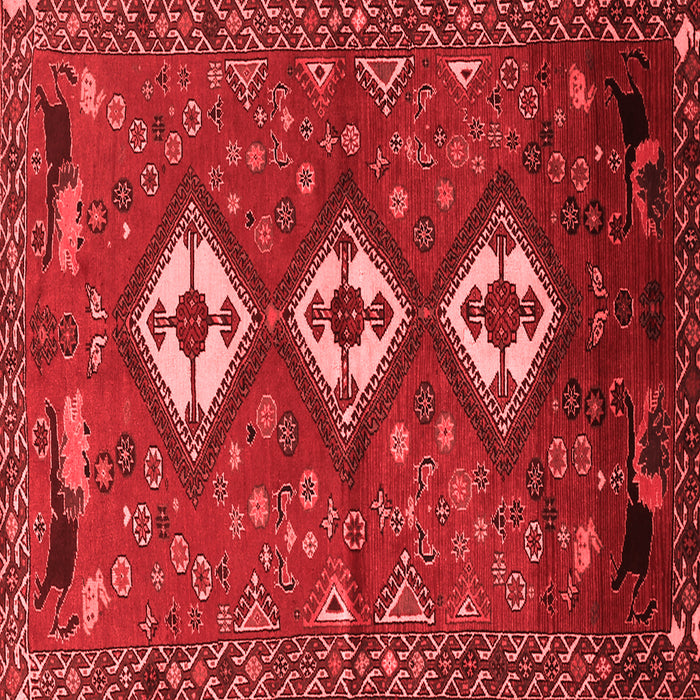 Machine Washable Persian Red Traditional Rug, wshtr816red