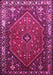 Machine Washable Persian Pink Traditional Rug, wshtr817pnk