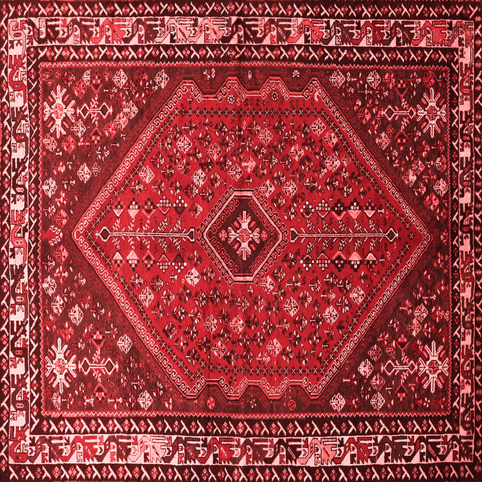 Machine Washable Persian Red Traditional Rug, wshtr817red