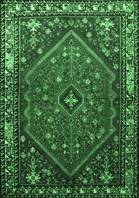Persian Emerald Green Traditional Rug, tr817emgrn