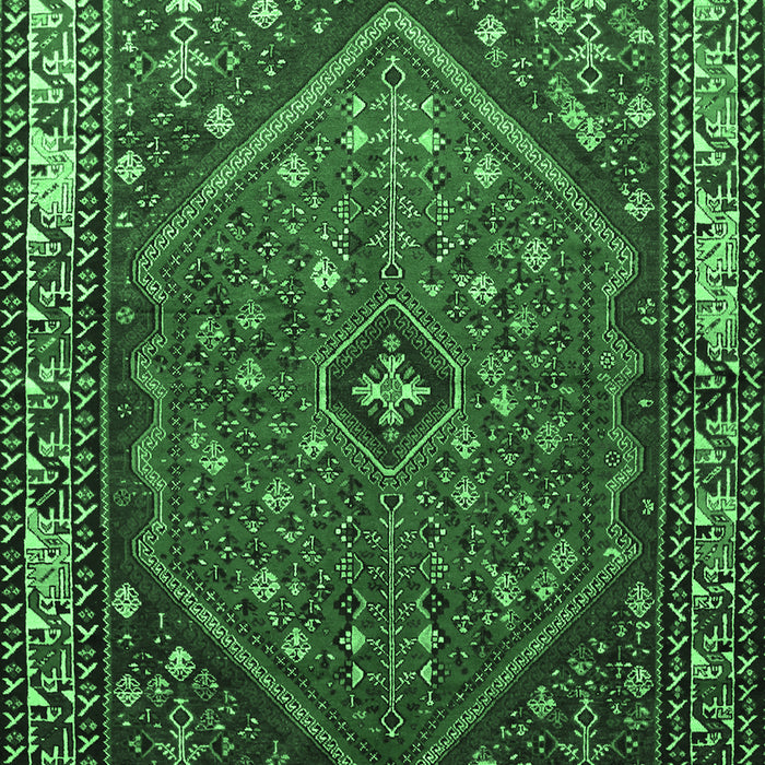 Persian Emerald Green Traditional Rug, tr817emgrn
