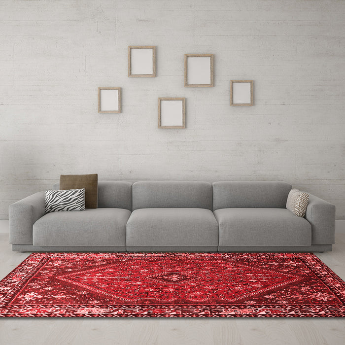Traditional Red Washable Rugs