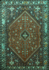 Persian Turquoise Traditional Rug, tr817turq