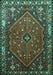 Persian Turquoise Traditional Rug, tr817turq