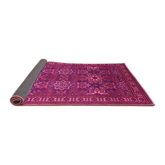 Sideview of Persian Pink Traditional Rug, tr819pnk