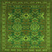 Serging Thickness of Persian Green Traditional Rug, tr819grn