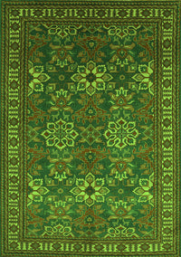 Persian Green Traditional Rug, tr819grn