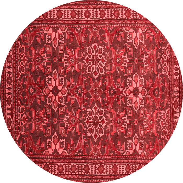 Machine Washable Persian Red Traditional Rug, wshtr819red