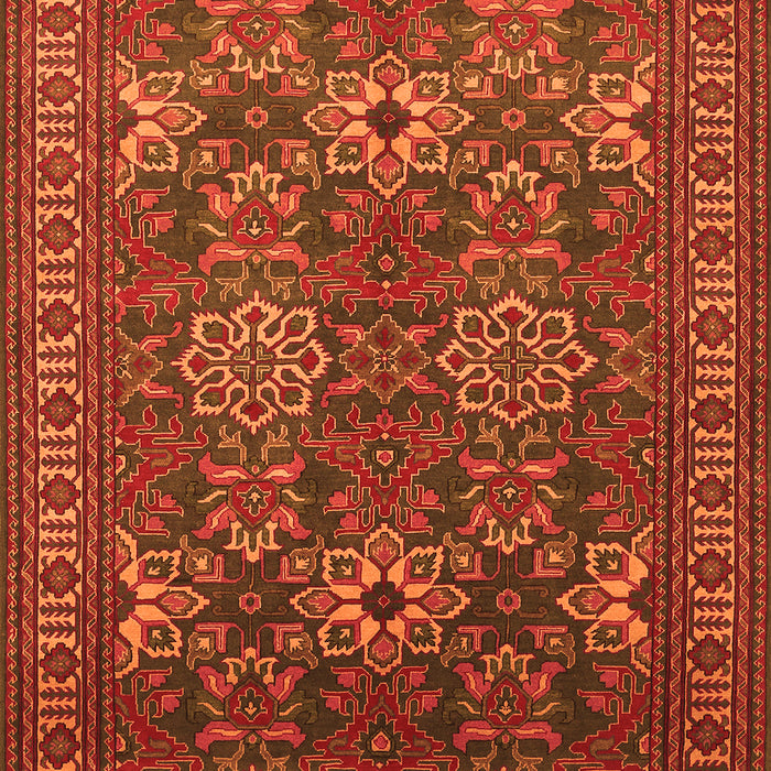 Persian Orange Traditional Rug, tr819org