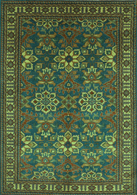 Persian Turquoise Traditional Rug, tr819turq