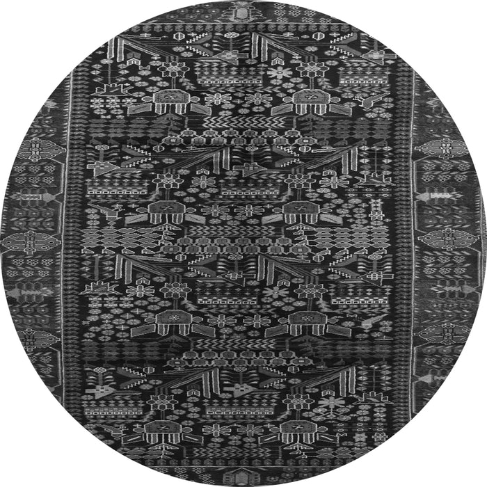 Square Persian Gray Traditional Rug, tr81gry