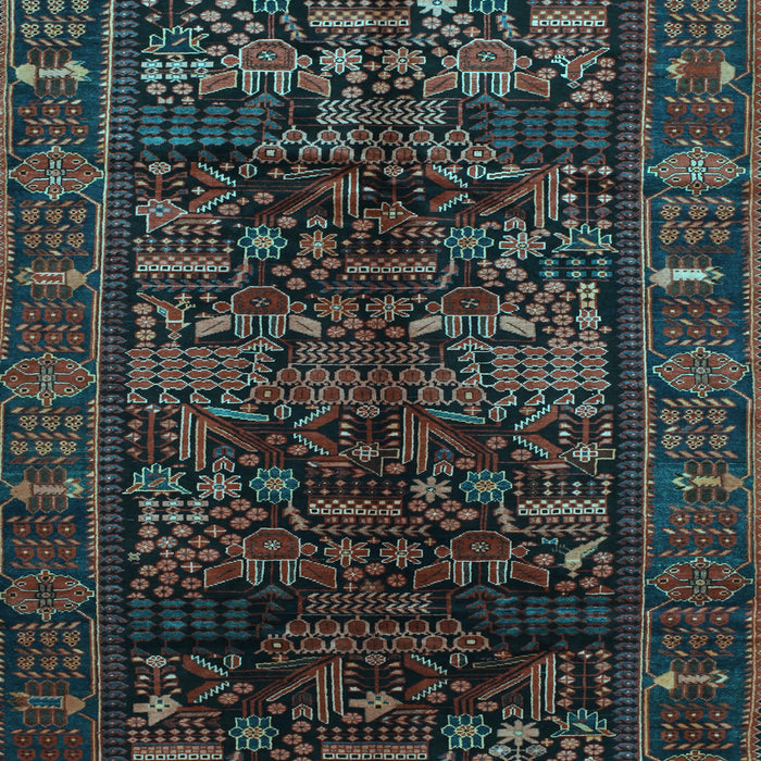 Persian Light Blue Traditional Rug, tr81lblu