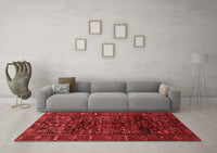 Machine Washable Persian Red Traditional Rug, wshtr81red