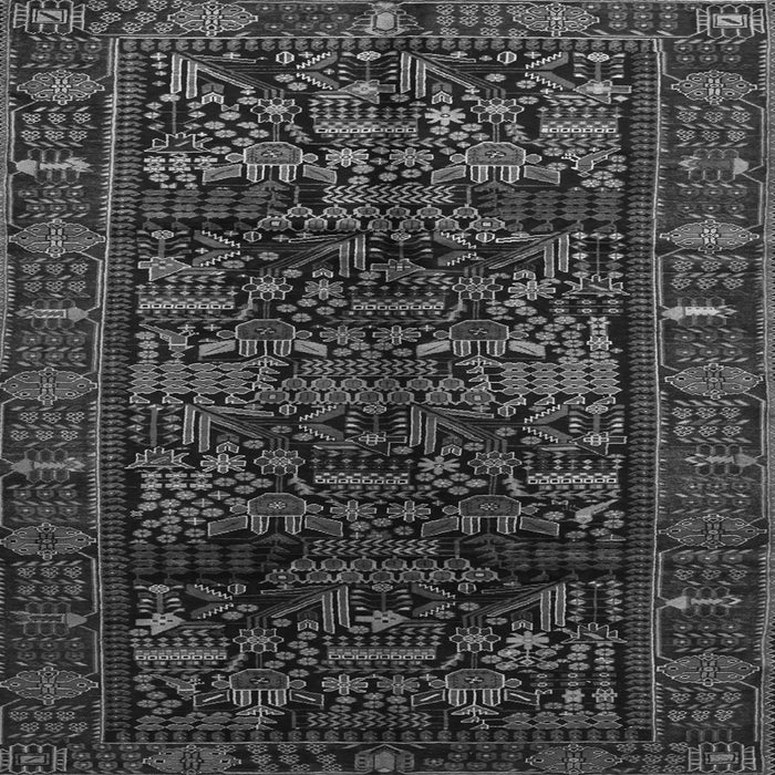 Serging Thickness of Persian Gray Traditional Rug, tr81gry