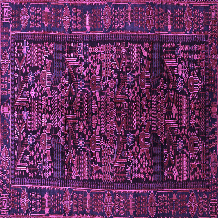 Square Persian Purple Traditional Rug, tr81pur