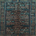 Square Persian Light Blue Traditional Rug, tr81lblu