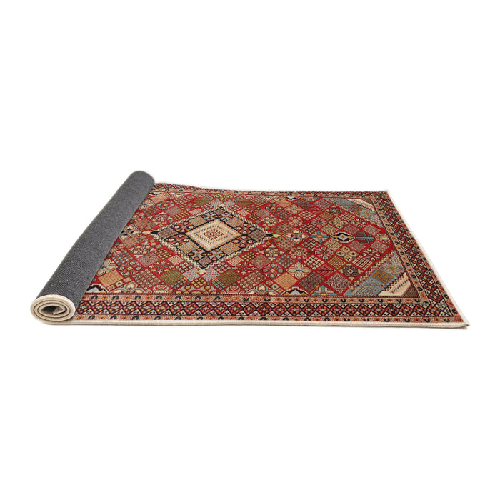 Sideview of Traditional Red Persian Rug, tr82