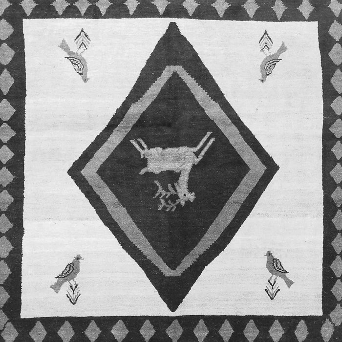 Serging Thickness of Persian Gray Traditional Rug, tr820gry