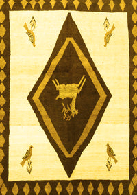 Persian Yellow Traditional Rug, tr820yw