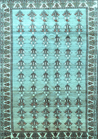 Persian Light Blue Traditional Rug, tr821lblu