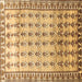 Square Persian Brown Traditional Rug, tr821brn