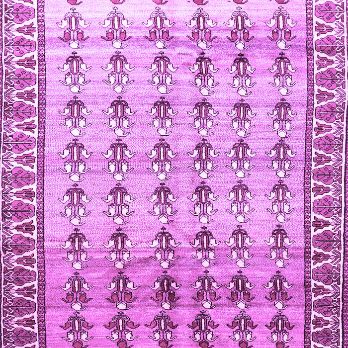 Machine Washable Persian Purple Traditional Area Rugs, wshtr821pur