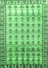 Persian Emerald Green Traditional Rug, tr821emgrn