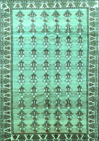 Persian Turquoise Traditional Rug, tr821turq