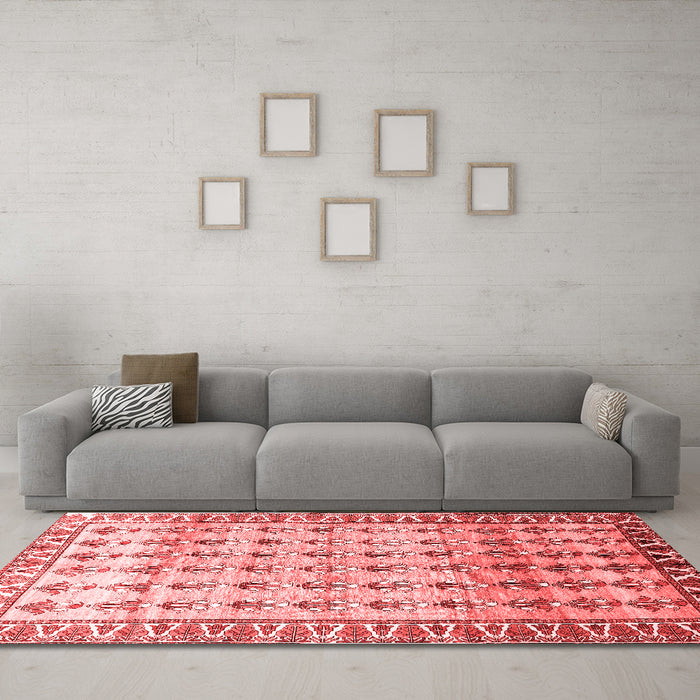 Traditional Red Washable Rugs