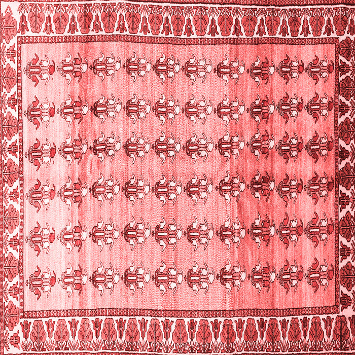 Machine Washable Persian Red Traditional Rug, wshtr821red