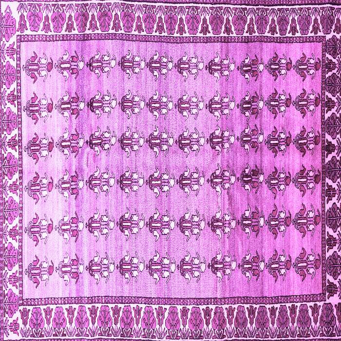 Square Machine Washable Persian Purple Traditional Area Rugs, wshtr821pur