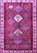 Machine Washable Persian Purple Traditional Area Rugs, wshtr822pur