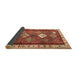 Sideview of Persian Brown Traditional Rug, tr822brn