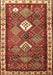 Machine Washable Persian Brown Traditional Rug, wshtr822brn