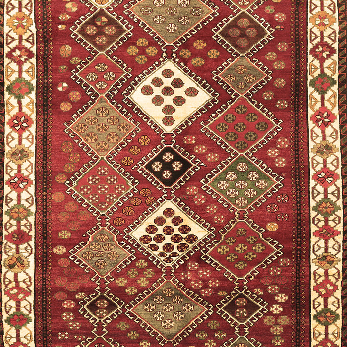 Machine Washable Persian Brown Traditional Rug, wshtr822brn
