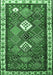 Machine Washable Persian Emerald Green Traditional Area Rugs, wshtr822emgrn