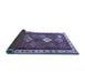 Sideview of Persian Blue Traditional Rug, tr822blu