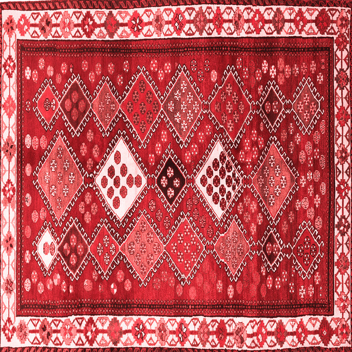 Machine Washable Persian Red Traditional Rug, wshtr822red