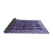 Sideview of Persian Blue Traditional Rug, tr823blu