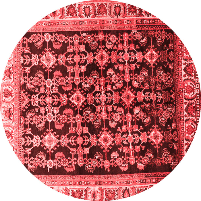 Machine Washable Persian Red Traditional Rug, wshtr823red
