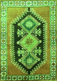 Persian Green Traditional Rug, tr824grn