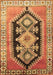 Machine Washable Persian Brown Traditional Rug, wshtr824brn