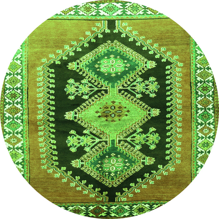 Machine Washable Persian Green Traditional Area Rugs, wshtr824grn