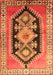 Persian Orange Traditional Rug, tr824org