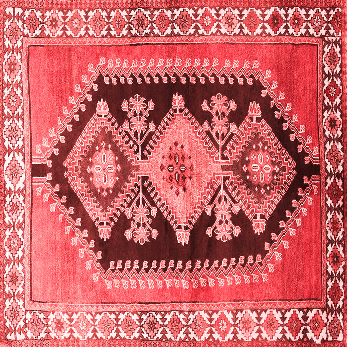 Machine Washable Persian Red Traditional Rug, wshtr824red