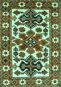 Persian Turquoise Traditional Rug, tr825turq