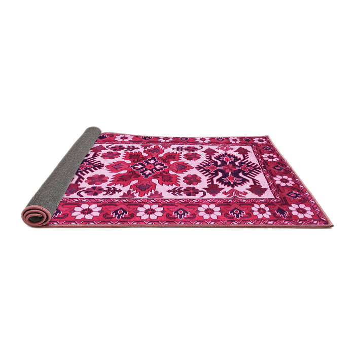 Sideview of Persian Pink Traditional Rug, tr825pnk