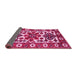 Sideview of Persian Pink Traditional Rug, tr825pnk