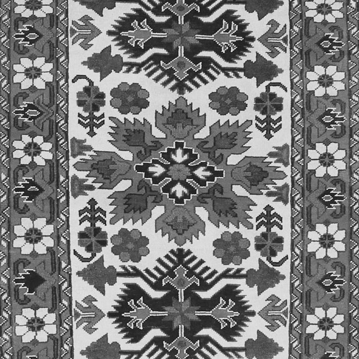 Serging Thickness of Machine Washable Persian Gray Traditional Rug, wshtr825gry